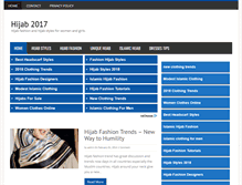 Tablet Screenshot of hijabfashionstyles.com